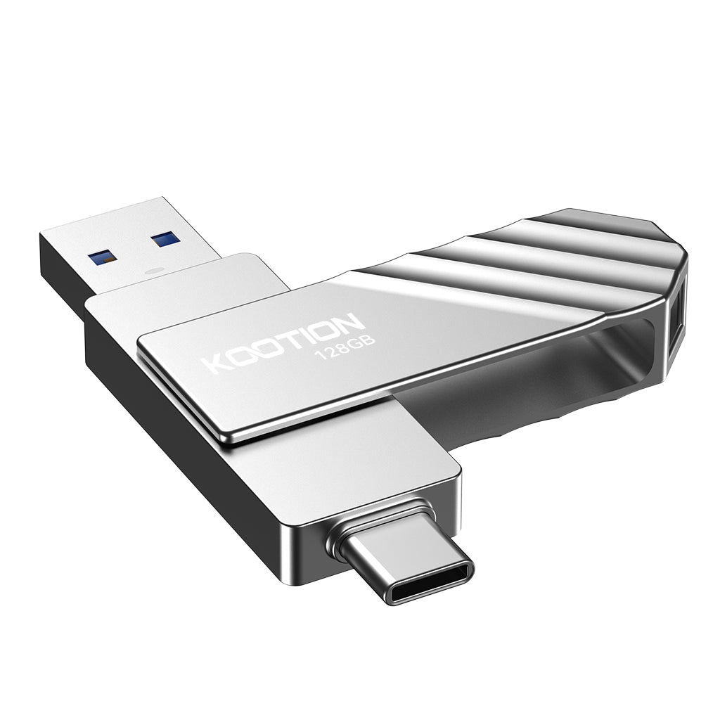 KOOTION USB 3.2 Gen 1 USB-C Flash Drive up to 450MB/s Swivel Metal - kootion