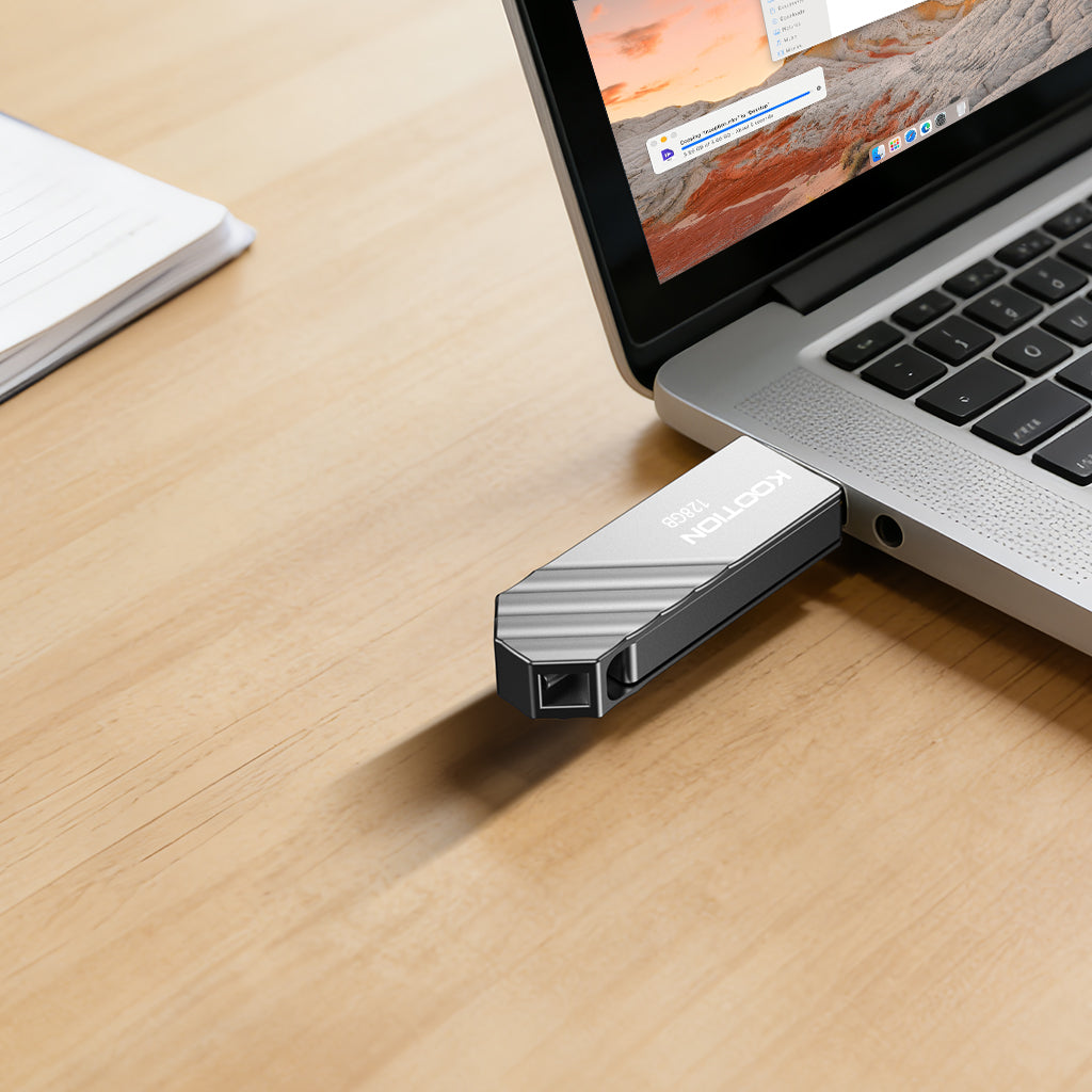 KOOTION USB 3.2 Gen 1 USB-C Flash Drive up to 450MB/s Swivel Metal - kootion