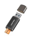 KOOTION 128GB Micro SDXC UHS-I U3 V30 A1 Memory Card + Card Reader