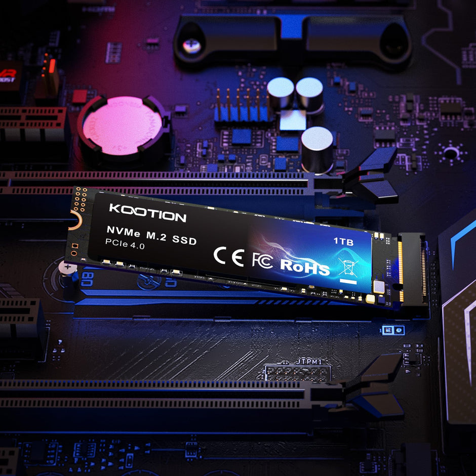 KOOTION PCIe 4.0 NVMe M.2 Internal Solid State Drive up to 5000MB/s - 