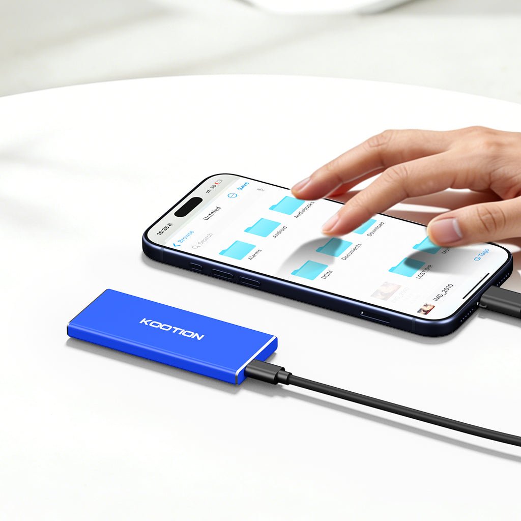 KOOTION USB 3.2 Gen 1 USB-C External SSD up to 500MB/s - kootion