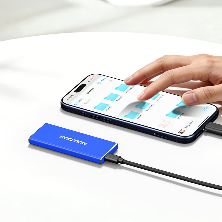 KOOTION USB 3.2 Gen 1 USB-C External SSD up to 500MB/s - kootion