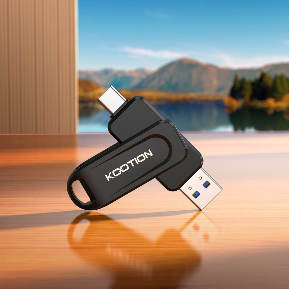 KOOTION USB 3.2 Gen 1 USB - C Flash Drive Swivel - 