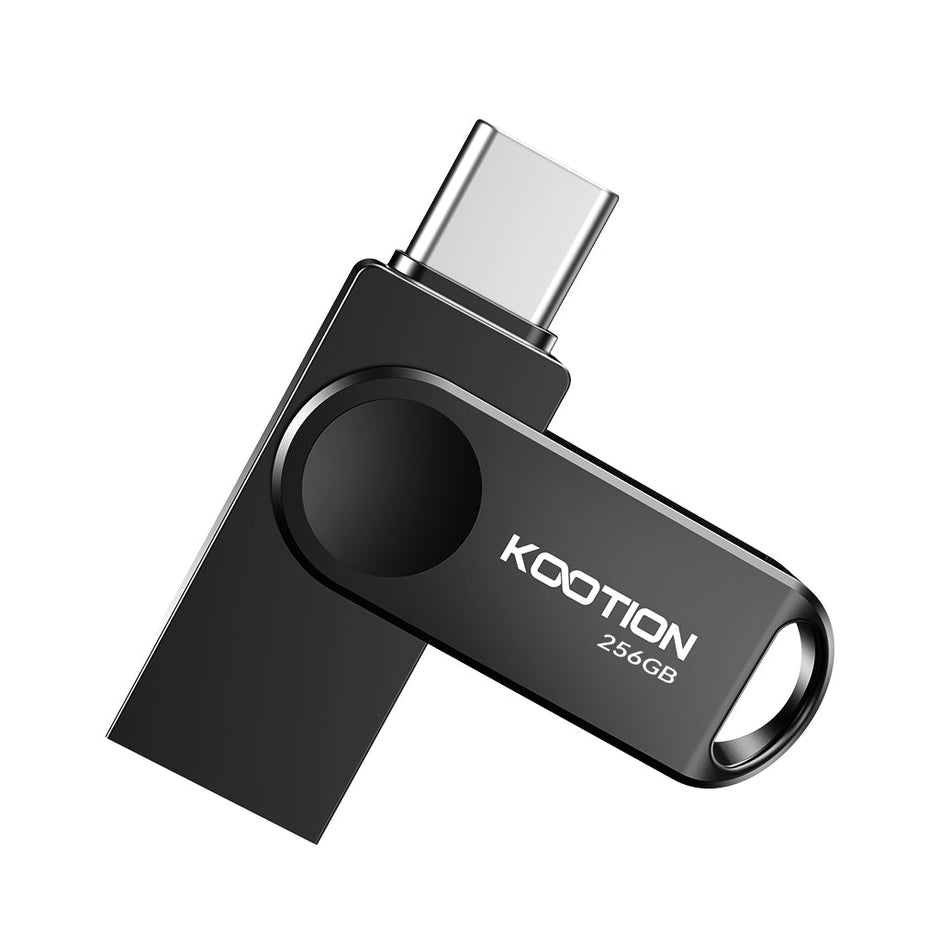 KOOTION USB 3.2 Gen 1 USB - C Flash Drive Swivel Metal - 