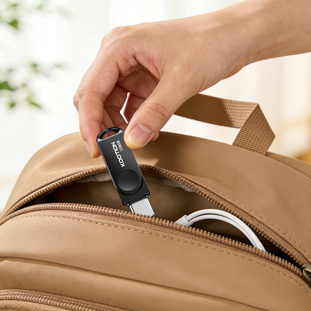 KOOTION USB 3.2 Gen 1 USB - C Flash Drive Swivel Metal - 