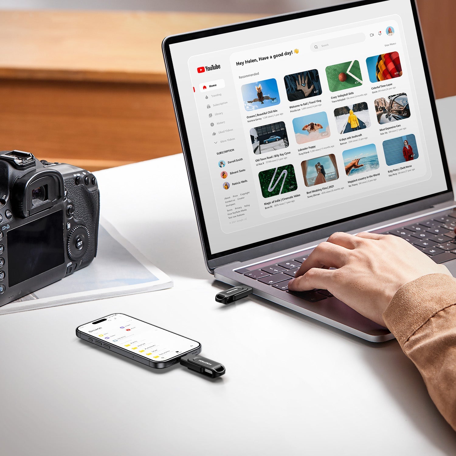 KOOTION USB 3.2 Gen 1 USB-C Flash Drive Swivel - kootion