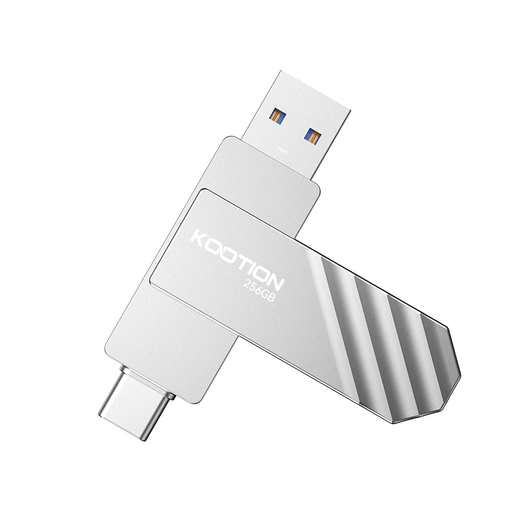 KOOTION USB 3.2 Gen 1 USB - C Flash Drive up to 450MB/s Swivel Metal - 