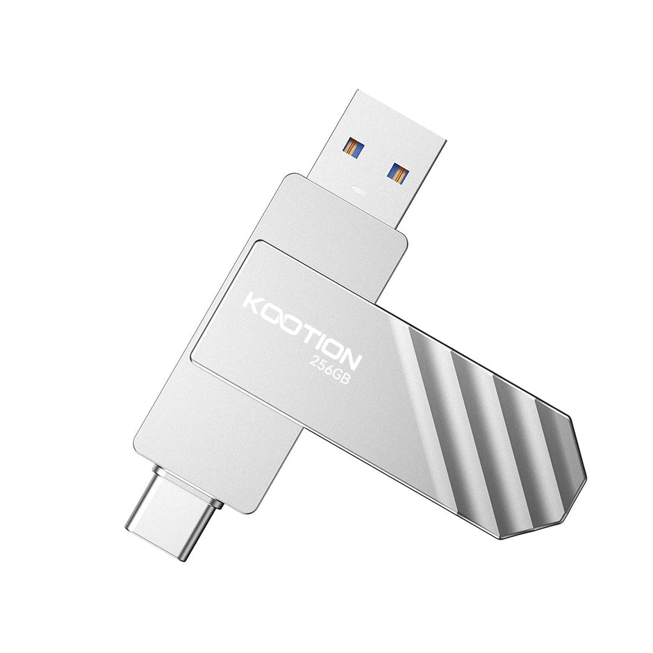KOOTION USB 3.2 Gen 1 USB - C Flash Drive up to 450MB/s Swivel Metal - 