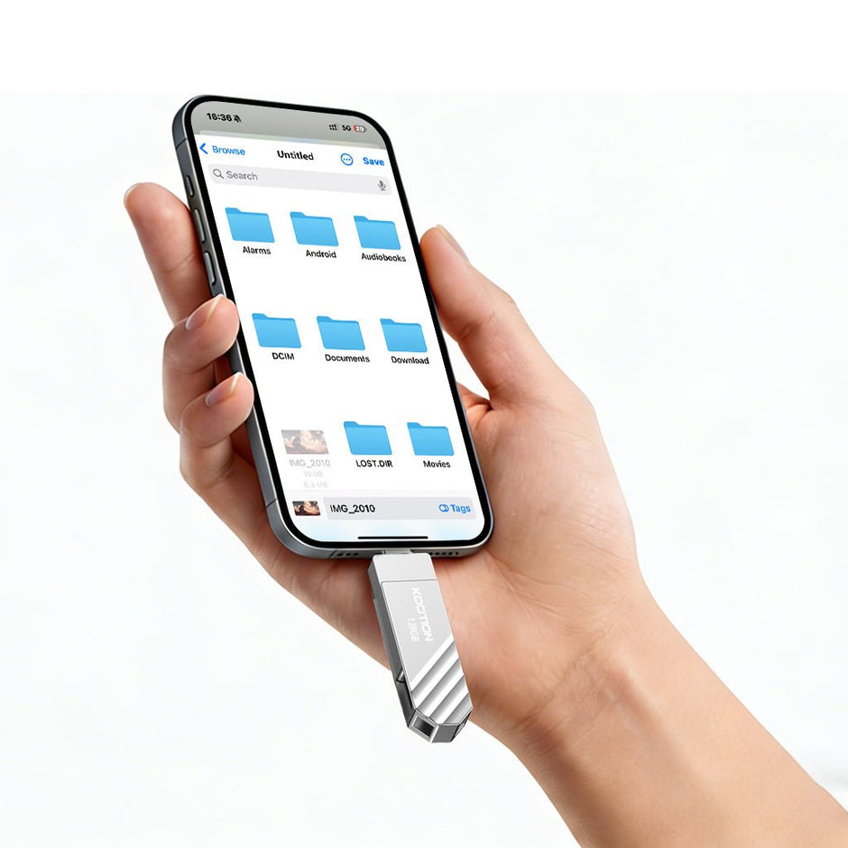 KOOTION USB 3.2 Gen 1 USB-C Flash Drive up to 450MB/s Swivel Metal - kootion